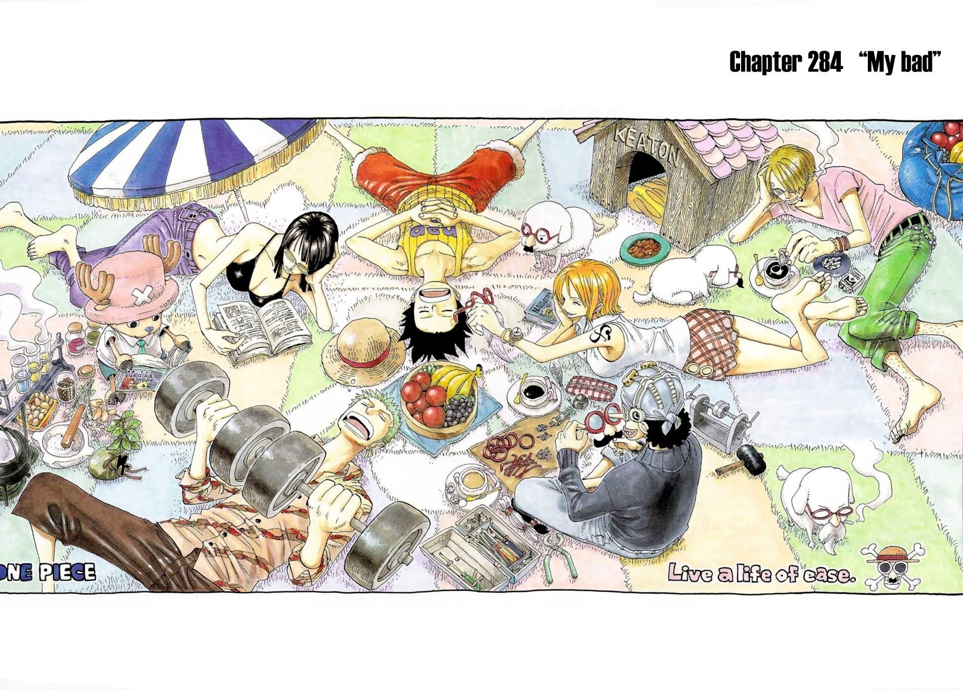 One Piece, Chapter 284 image 01